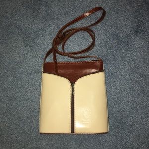 NWOT Genuine Italian Leather Cross Body Purse